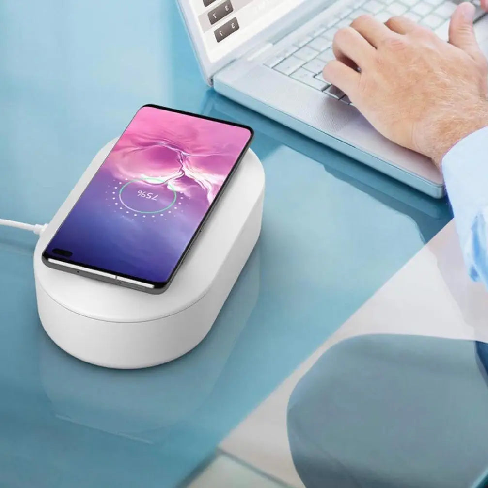 Wireless Phone Charger with Uv Sterilizer